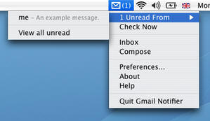 Gmail Notifier extension