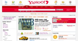 Yahoo! 7 Homepage